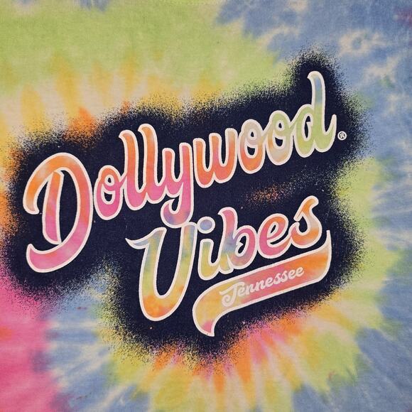 Dollywood Vibes Tennessee Women's T-Shirt Tie Dye Size 2XL - Picture 3 of 9